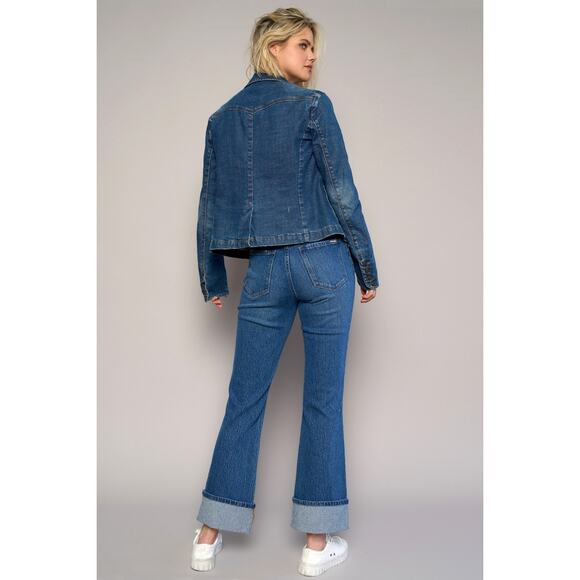 Insane Gene High Rise Cuffed Crop Bootcut Jeans - P1643 - Size 9/28 - Picture 5 of 9